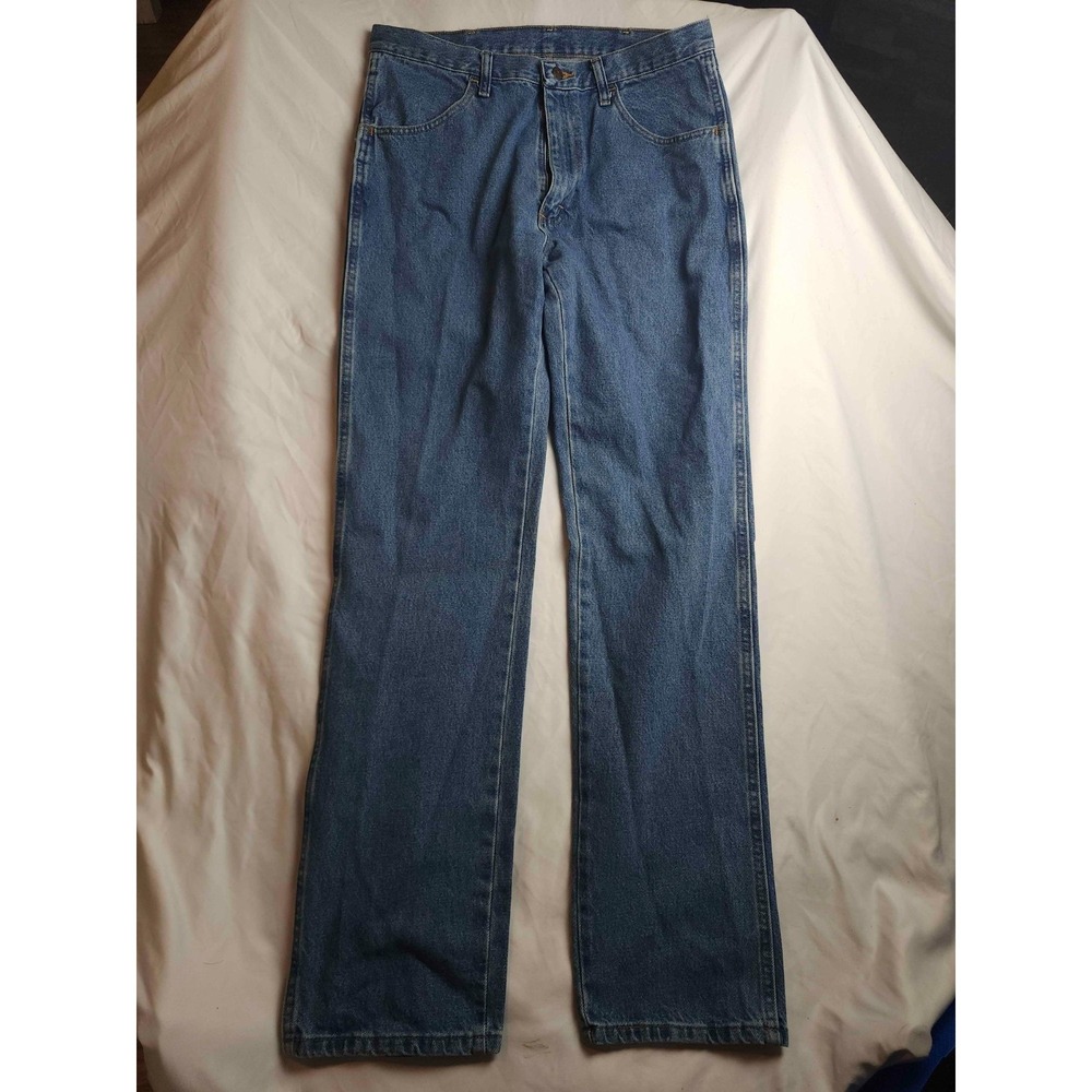 Wrangler Rustler Jeans Mens 34x34 Blue Denim Skater Western Workwear Normcore‎